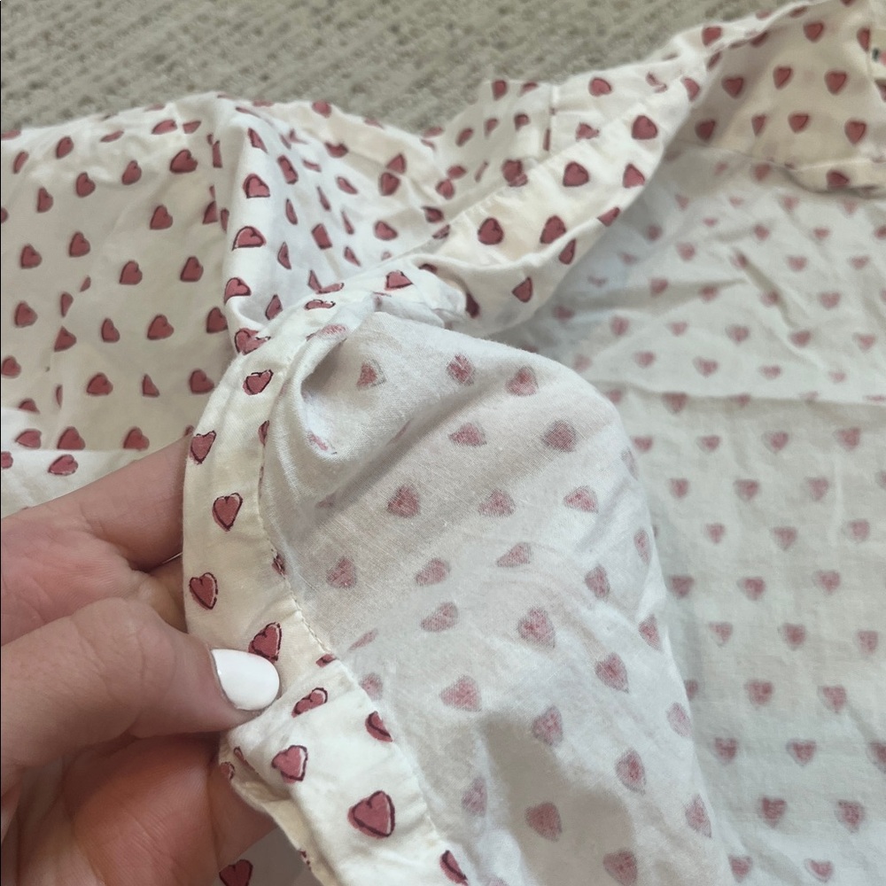 Roller Rabbit Pink Heart Print Robe - Picture 4 of 5